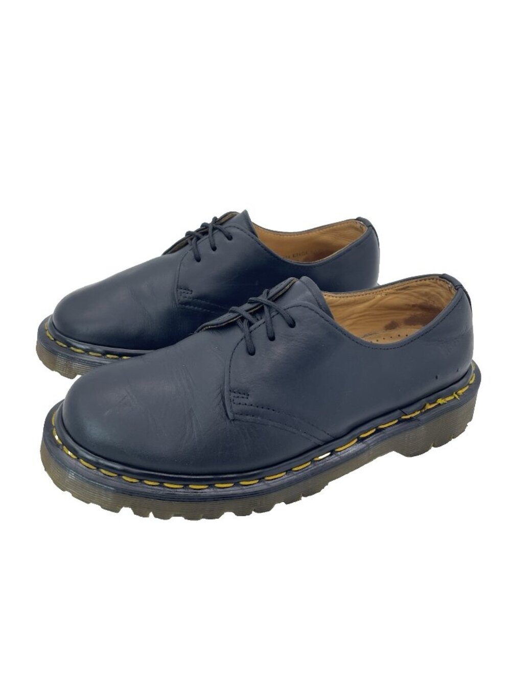 Vintage Dr. Martens 1461 3-Eye Gibson Oxford Black Leather England UK 4 / US 6